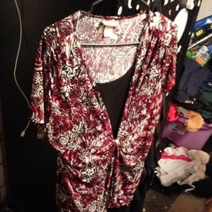 Shirt and cover up combined